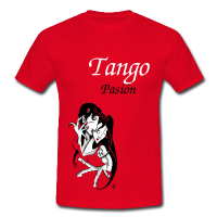 Argentine Tango T-shirt Männer Kleidung