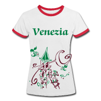 Arte Noche Design - Camiseta Acqua Alta Venecia Italia