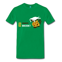 Biergarten T-shirt - Noch ein Bier trinken!!