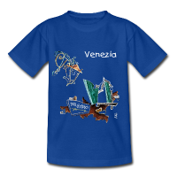 Boy T-shirt San Marco Venice Map - Italy