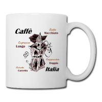 Caffettiera Coffee Cup - Italian Moka Pot