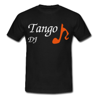 Camiseta Diseño - Negro Tango DJ