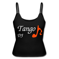 Camiseta Negra Mujer - Tango DJ