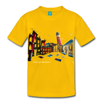 Camiseta Niño Dibujo Arte Fantasía - Venecia Italia