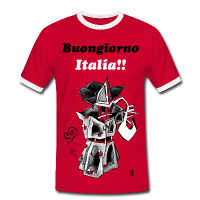 Espressomaschine Moka Kaffee - Venedig T-shirt Design aus Italien