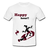 Fiesta – Botella de Vino Camisetas