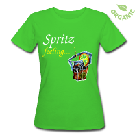 Grüne Bio T-shirts Spritz Aperol Party feeling