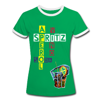 Grünes Spritz Wein Biergarten T-shirt