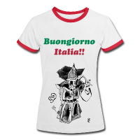 Italian Coffee Maker - Moka T-shirt Designed in Italy