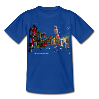 Kids T-shirt Kunst Nacht Design - Venedig Italien