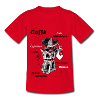 Kinder T-shirt - Moka Espressokanne