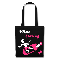 Luster Sommer Stoffbeutel - Wine Surfing