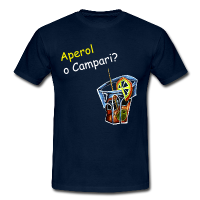 Lustige Spritz Aperol oder Campari Party T-Shirts