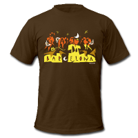 Man T-shirt - Barcelona Art
