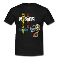Man T-shirt Design - Spritz Aperol Recipe