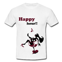 Mujer - Copa de Vino Tinto Camisetas