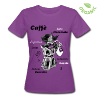 Organic Woman T-shirt - Coffee Art