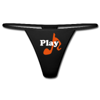 Play Sound Underwear - Musical Note