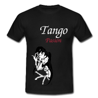 Romántica camiseta hombre - Amantes Tango Argentino  