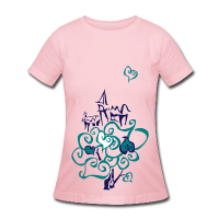 Rosa Life Love - Schwangere Frau T-Shirt