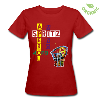 Rot wein Spritz Aperol Bio T-shirts Frauen