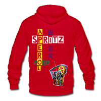 Rote Spritz Aperol Party Kapuzenjacke Pullover