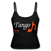 Schwarz Frau T-shirt - Tango Party DJ