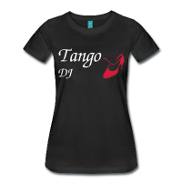 Schwarz Frauen T-shirt - Tango Schuhe