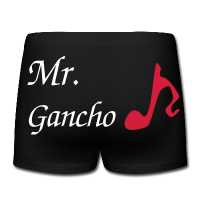 Sexy Man Underwear - Red Musical Note