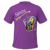 Spass T-Shirts Aperol Spritz Venedig Karte Italien