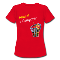 Spritz Aperol oder Campari Party T-Shirts Rot