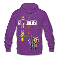 Spritz Aperol Party Kapuzenjacke Pullover Lila