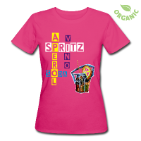 Sprizz Aperol Bio T-shirt Damen Wein Lila