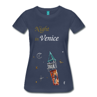 T-shirt Honey Moon - Venice Night Italy
