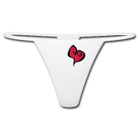 Tanga Underwear - Heart, Love & Sex