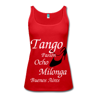 Tango Argentino Damenschuh T-shirt - Milongas Buenos Aires