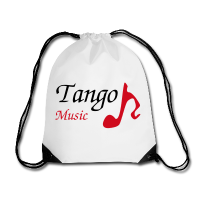 Tango Musik Schuhbeutel - Rote Musiknote