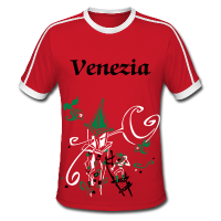 Uomo T-shirt Acqua Alta Arte Design - Venezia Italia