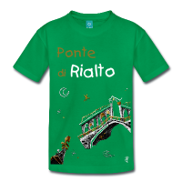 Venice T-shirt Gondola - Rialto Bridge