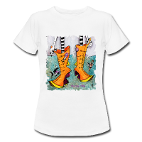 Woman T-shirt Funny Shoes - Venice Italy
