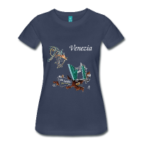 Woman T-shirt Venice Art Night - Italy